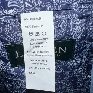 Ralph Lauren light blue linen 2 button suit jacket